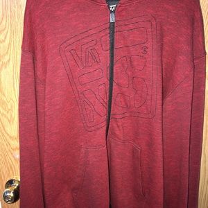Vans zip up hoodie